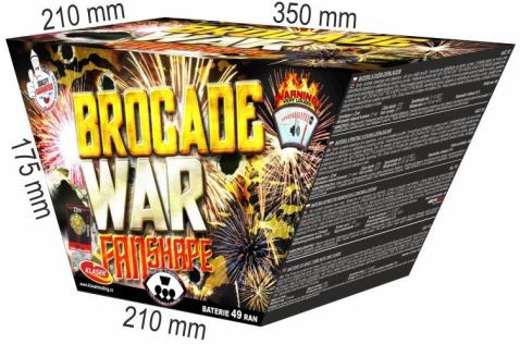 Brocade War Fan